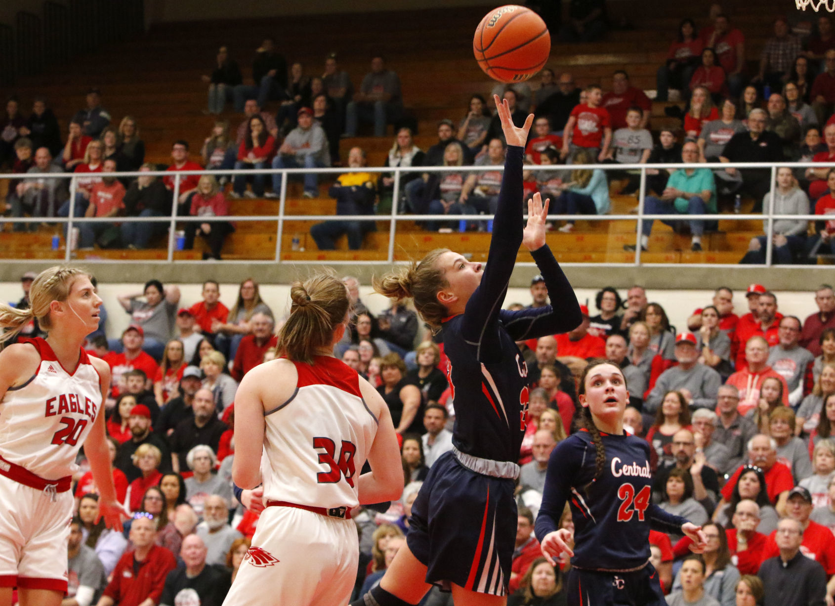 Gallery: 2A girls basketball semistate: South Central vs. Frankton